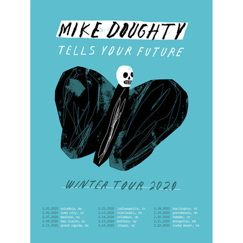 "Mike Doughty Tells Your Future" Tour Poster