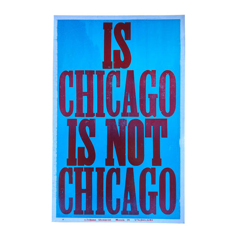 Ruby Vroom Lyric Poster - Is Chicago Is Not Chicago